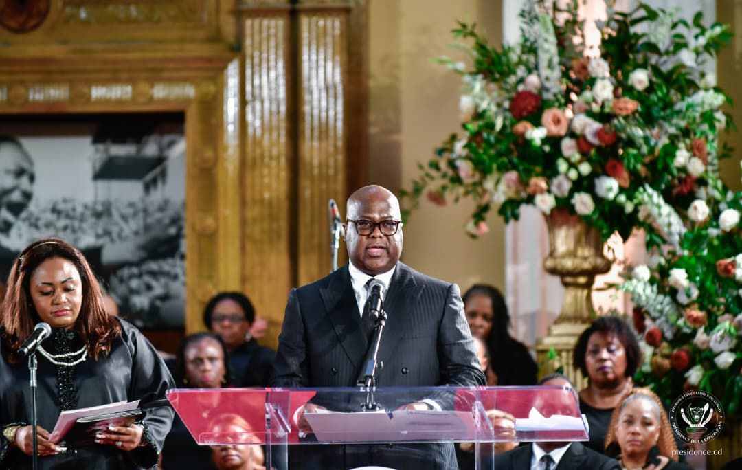 ‎Le Chef de l'État a pris part à la cérémonie d'hommage au Révérend Jesse Jackson
