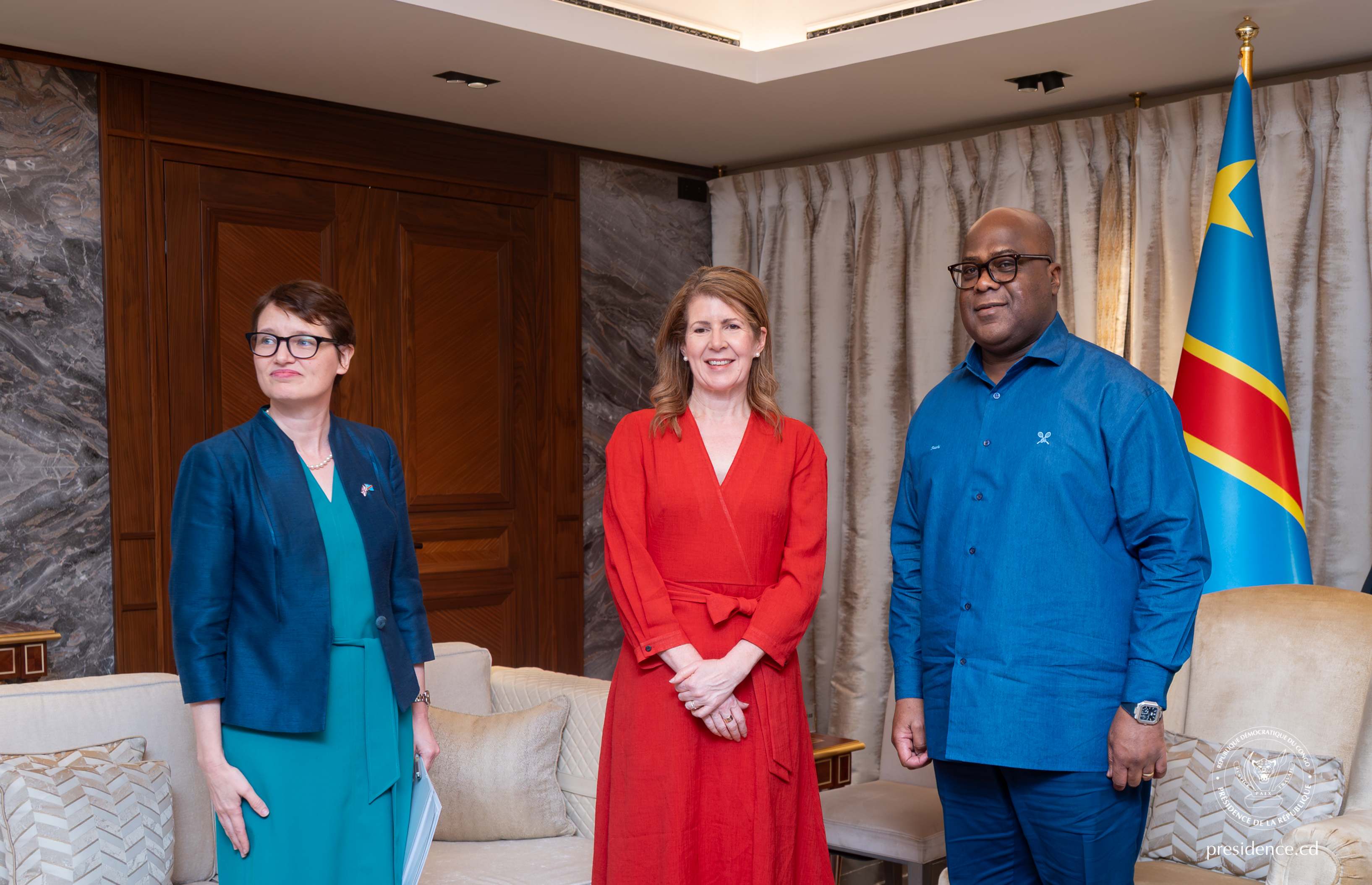 Le Président de la République a reçu Mme Jenny Chapman, ministre d’État Britannique au Développement international
